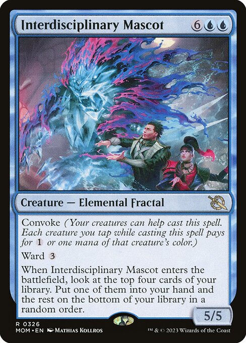 Interdisciplinary Mascot - March of the Machine Rare Card