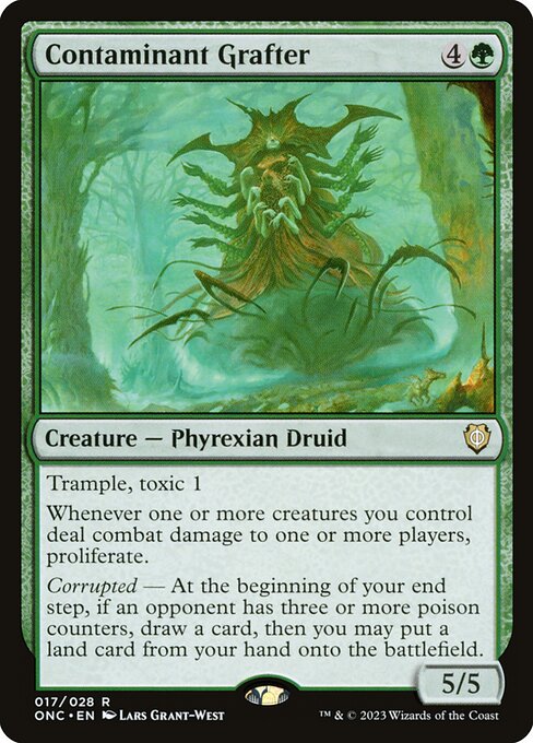 Contaminant Grafter - Phyrexia: All Will Be One Commander Rare Card