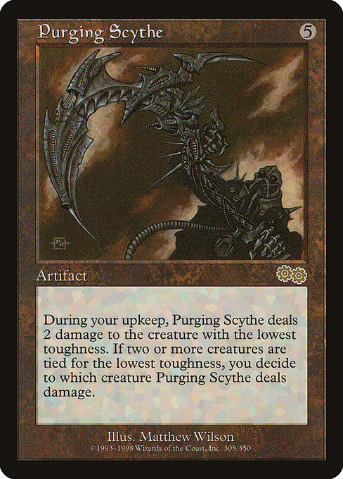 Purging Scythe - Urza's Saga Rare Card