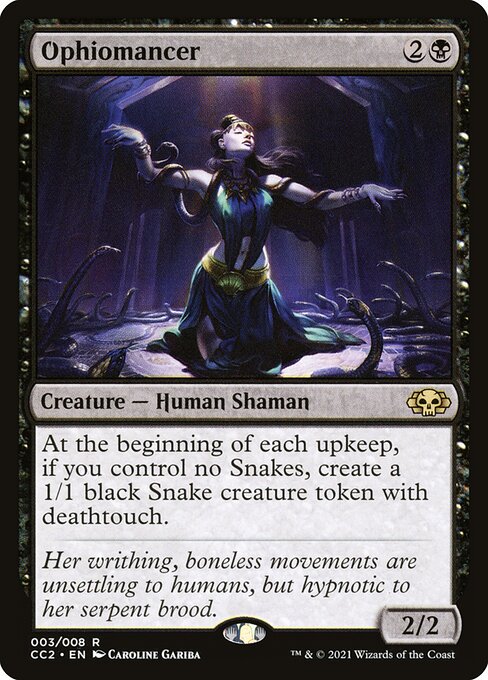 Ophiomancer - Commander Collection: Black Rare Card
