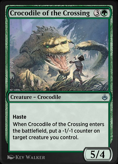 Crocodile of the Crossing - Amonkhet Remastered Uncommon Card