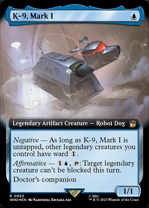 K-9, Mark I - Doctor Who Rare Card