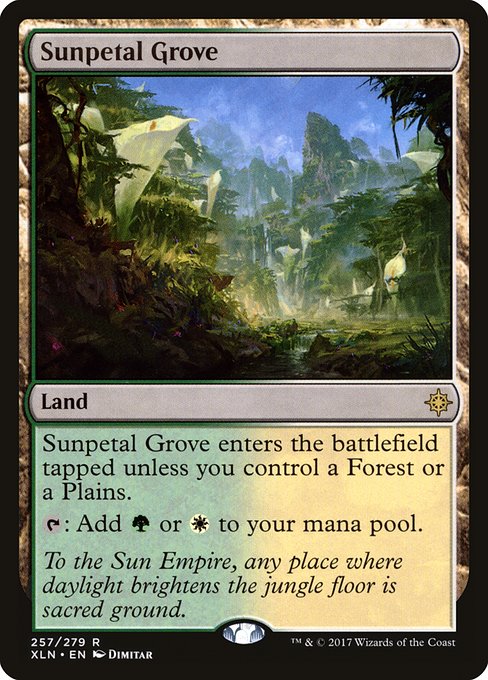 Sunpetal Grove - Ixalan Rare Card