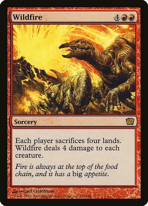 Wildfire - Ninth Edition Rare Card