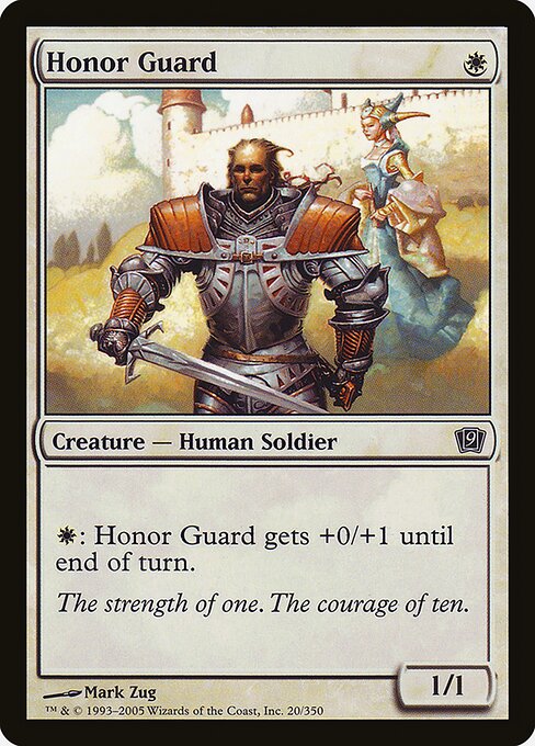 Honor Guard - Ninth Edition Common Card