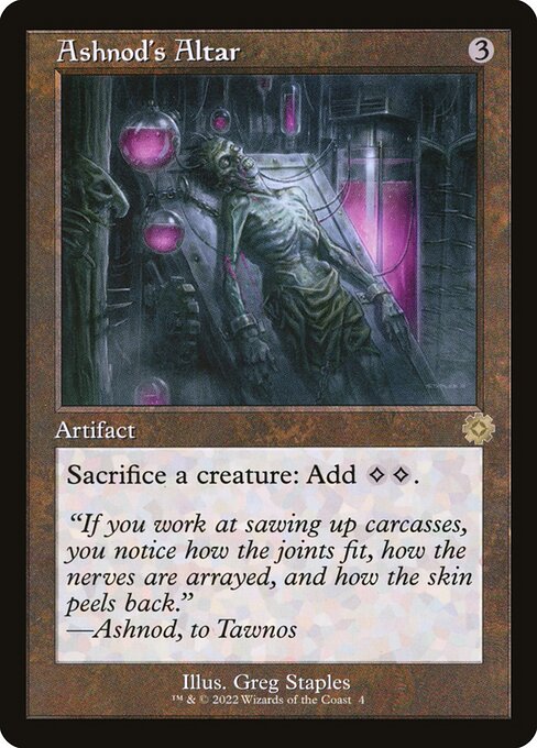Ashnod's Altar - The Brothers' War Retro Artifacts Rare Card