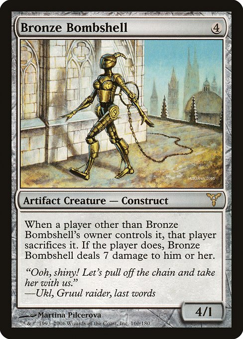 Bronze Bombshell - Dissension Rare Card