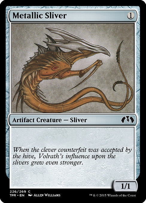 Metallic Sliver - Tempest Remastered Common Card