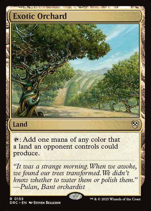 Exotic Orchard - Aetherdrift Commander Rare Card