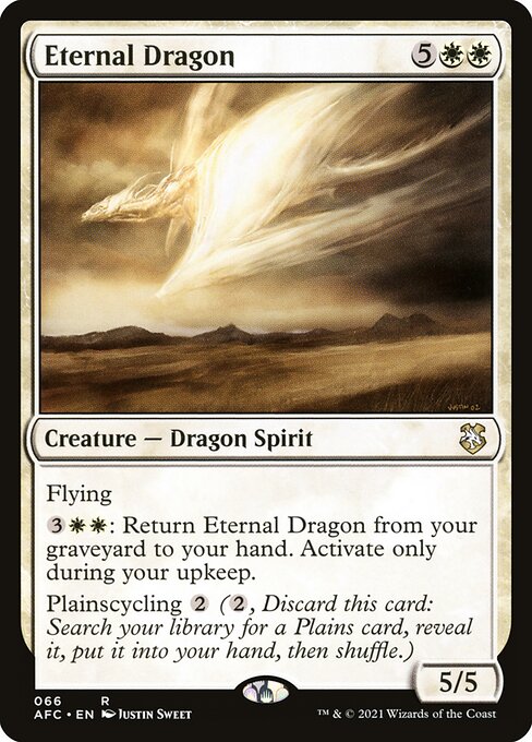 Eternal Dragon - Forgotten Realms Commander Rare Card