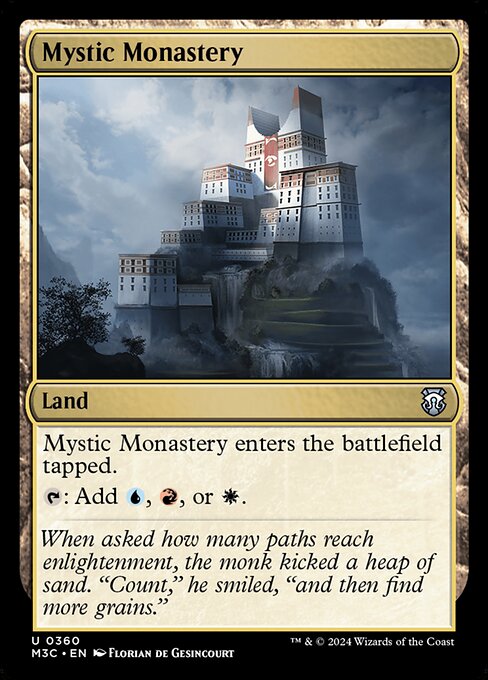 Mystic Monastery - Modern Horizons 3 Commander Uncommon Card