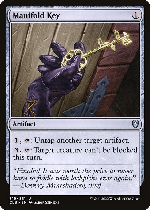 Manifold Key - Commander Legends: Battle for Baldur's Gate Uncommon Card