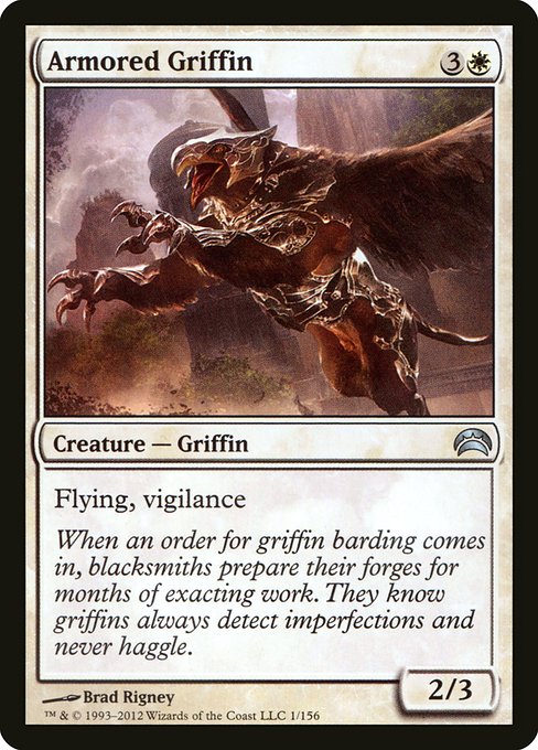 Armored Griffin - Planechase 2012 Uncommon Card