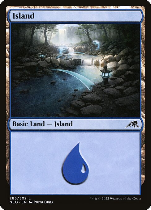 Island - Kamigawa: Neon Dynasty Common Card