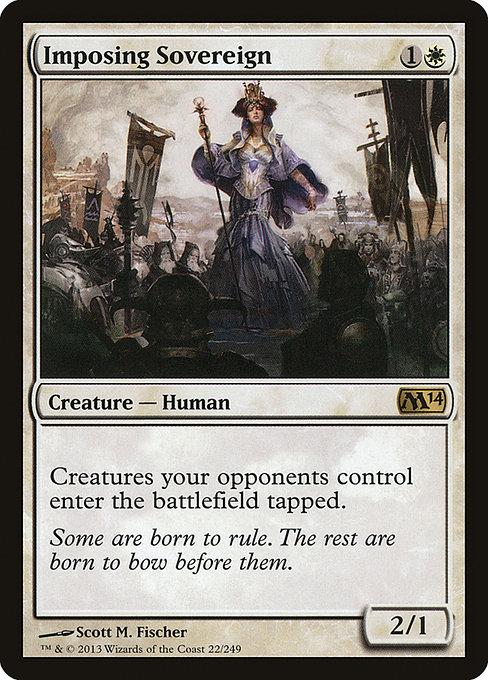 Imposing Sovereign - Magic 2014 Rare Card