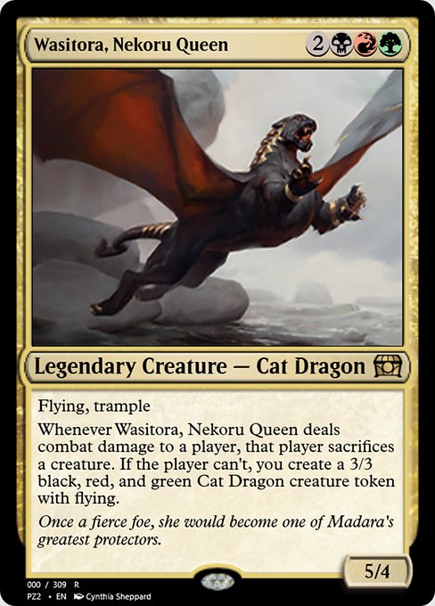 Wasitora, Nekoru Queen - Treasure Chest Rare Card