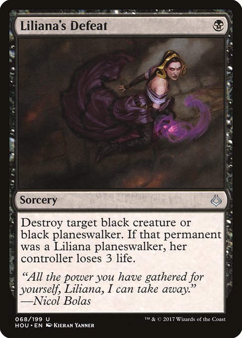 Liliana's Defeat - Hour of Devastation Uncommon Card