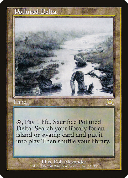 Polluted Delta - Onslaught Rare Card