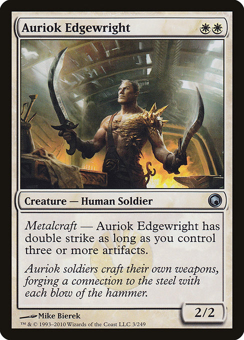 Auriok Edgewright - Scars of Mirrodin Uncommon Card