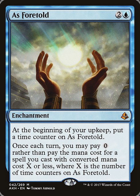 As Foretold - Amonkhet Mythic Card