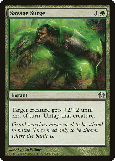 Savage Surge - Return to Ravnica Uncommon Card