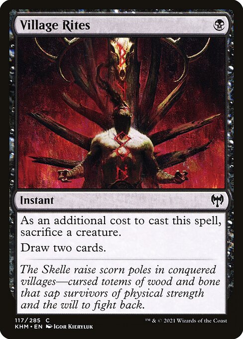 Village Rites - Kaldheim Common Card