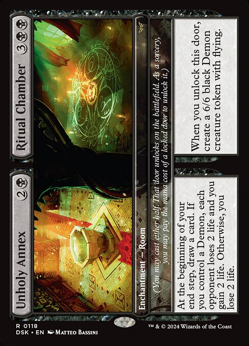 Unholy Annex // Ritual Chamber - Duskmourn: House of Horror Rare Card