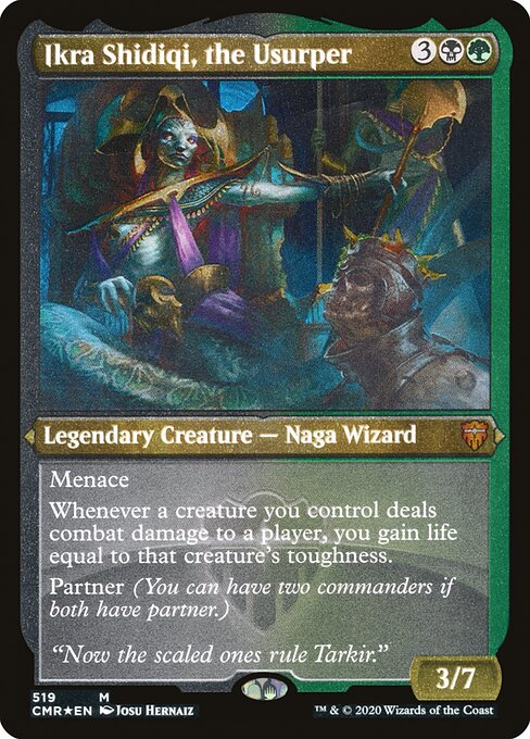 Ikra Shidiqi, the Usurper - Commander Legends Mythic Card