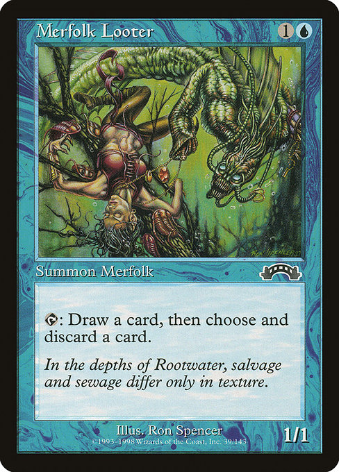 Merfolk Looter - Exodus Common Card
