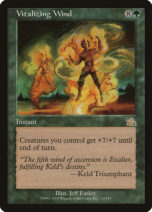 Vitalizing Wind - Prophecy Rare Card