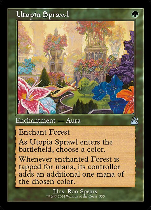 Utopia Sprawl - Ravnica Remastered Uncommon Card