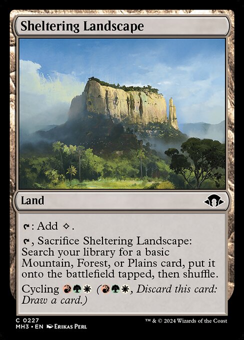 Sheltering Landscape - Modern Horizons 3 Common Card