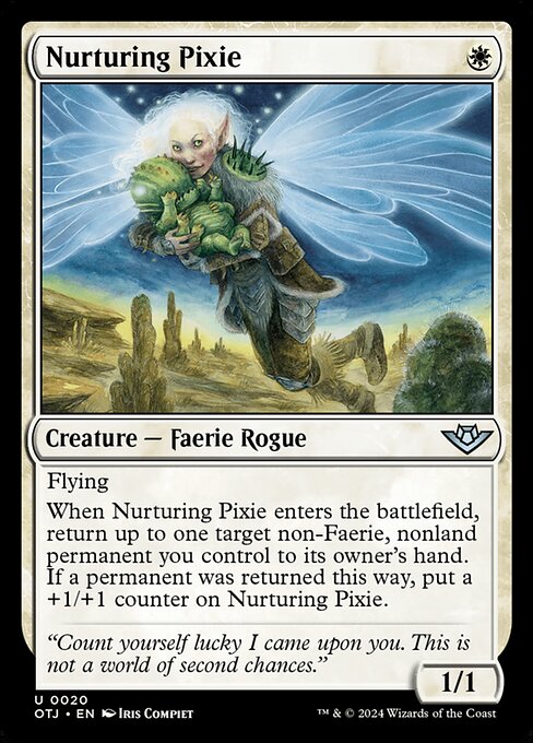 Nurturing Pixie - Outlaws of Thunder Junction Uncommon Card