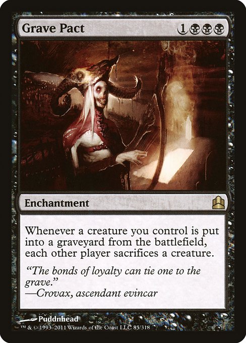 Grave Pact - Commander 2011 Rare Card