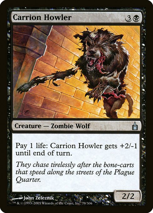 Carrion Howler - Ravnica: City of Guilds Uncommon Card