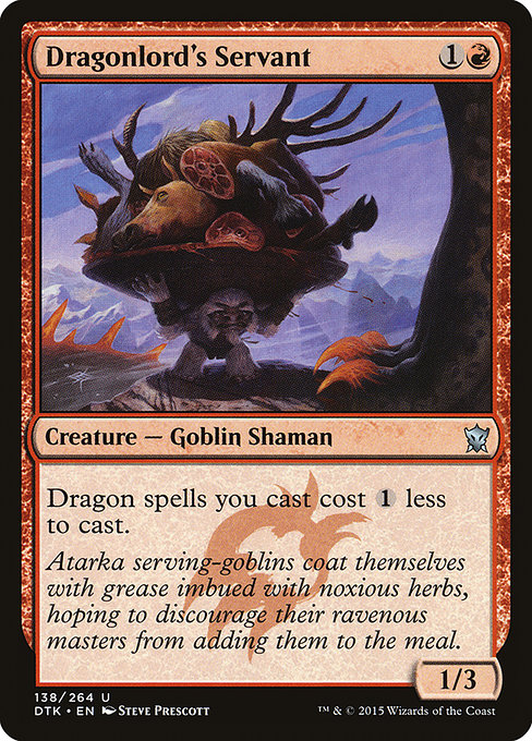 Dragonlord's Servant - Dragons of Tarkir Uncommon Card
