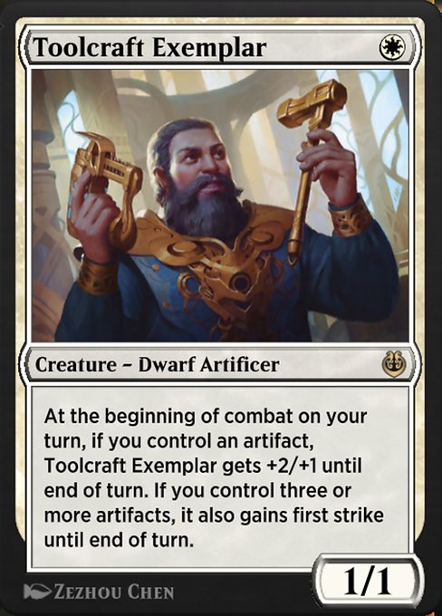 Toolcraft Exemplar - Kaladesh Remastered Rare Card