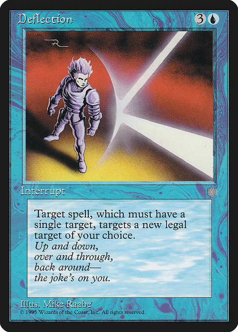 Deflection - Ice Age Rare Card