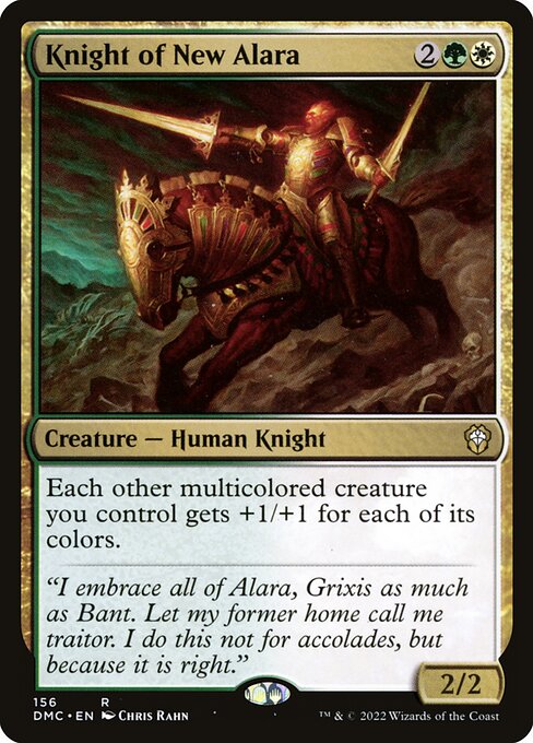 Knight of New Alara - Dominaria United Commander Rare Card