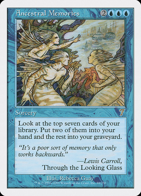 Ancestral Memories - Seventh Edition Rare Card