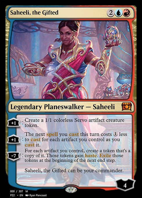 Saheeli, the Gifted - Treasure Chest Mythic Card