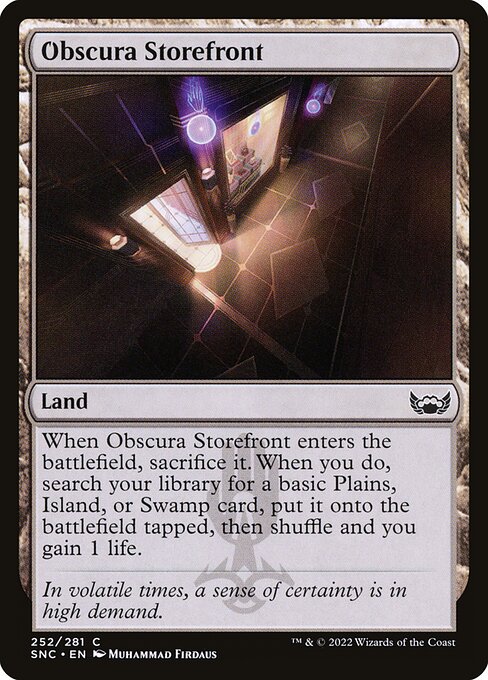 Obscura Storefront - Streets of New Capenna Common Card