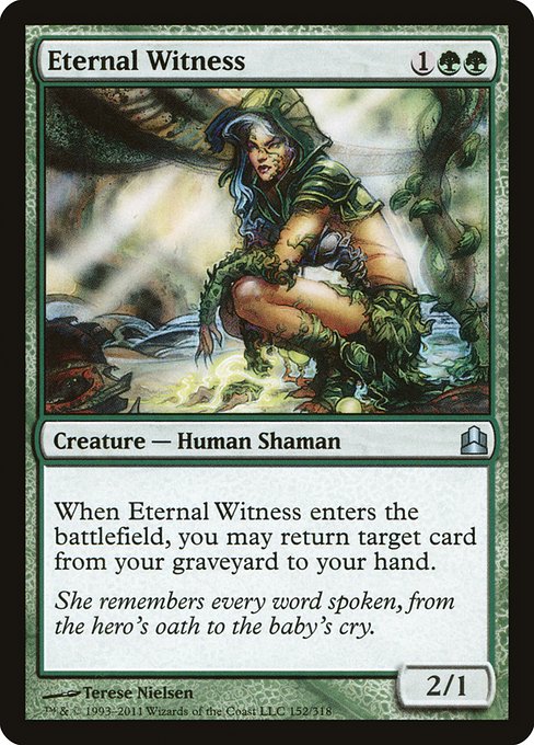 Eternal Witness - Commander 2011 Uncommon Card