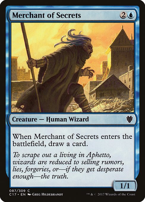 Merchant of Secrets - Commander 2017 Common Card