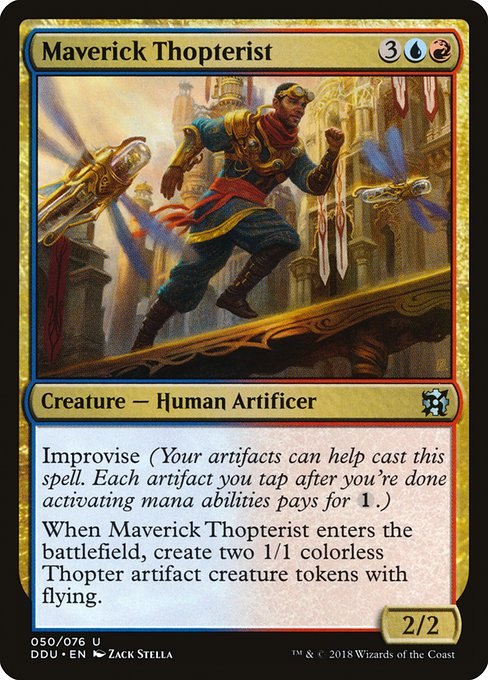 Maverick Thopterist - Duel Decks: Elves vs. Inventors Uncommon Card