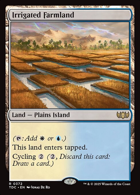 Irrigated Farmland - Tarkir: Dragonstorm Commander Rare Card