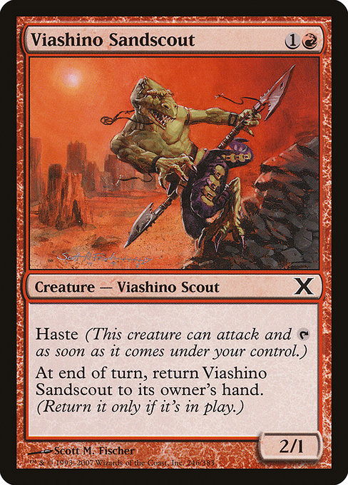 Viashino Sandscout - Tenth Edition Common Card