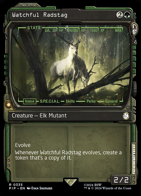 Watchful Radstag - Fallout Rare Card