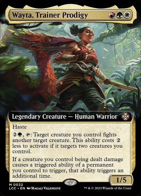 Wayta, Trainer Prodigy - The Lost Caverns of Ixalan Commander Mythic Card