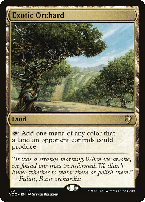 Exotic Orchard - Crimson Vow Commander Rare Card